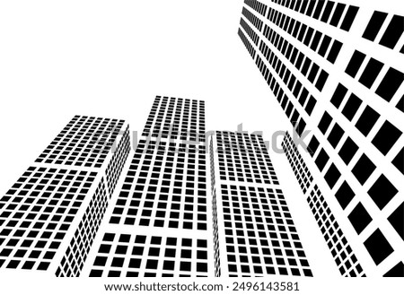 architecture building vector 3d illustration