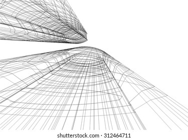 Architecture building vector design