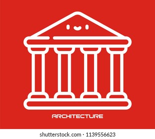 Architecture building Vector Icon