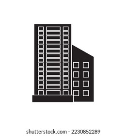 Architecture Building Vector Icon Illustration 