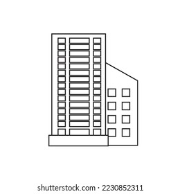 Architecture Building Vector Icon Illustration 