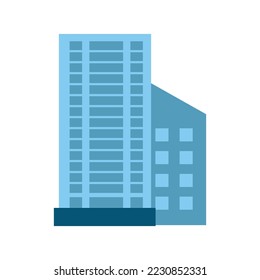 Ilustración de iconos de vectores de construcción de arquitectura 
