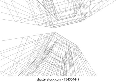 architecture building vector illustration