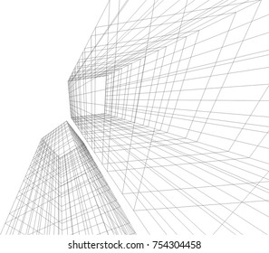 architecture building vector illustration