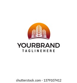 Architecture and Building. Vector logo concept design