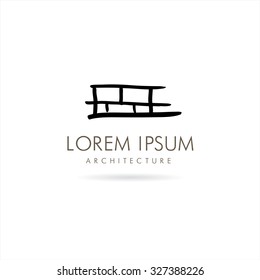 Architecture and Building. Vector logo concept design