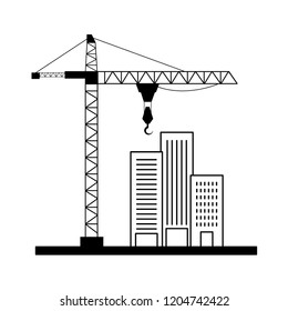 architecture buildings crane