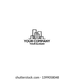 Architecture Buildings logo design vector