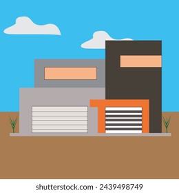Architecture business concept design and isolated