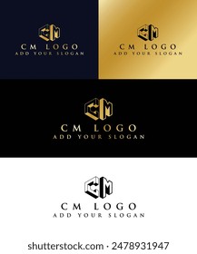 Architecture C M logo Design