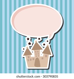 architecture castle flat icon elements,eps10