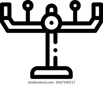 architecture and city icon. Thin Linear Style Design Isolated On White Background