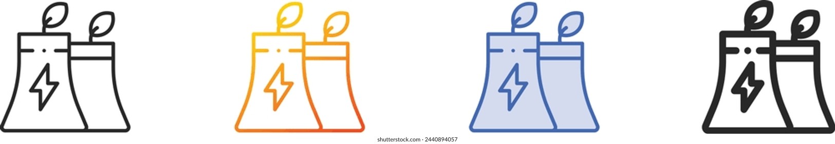 architecture and city icon.Thin Linear, Gradient, Blue Stroke and bold Style Design Isolated On White Background