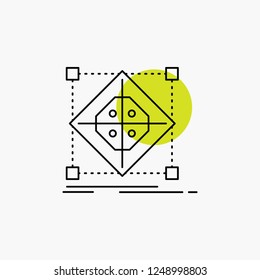 Architecture, cluster, grid, model, preparation Line Icon