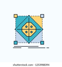 Architecture, cluster, grid, model, preparation Flat Icon. green and Yellow sign and symbols for website and Mobile appliation. vector illustration