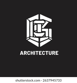 Architecture company unique logo design