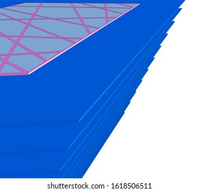 architecture concept design vector illustration