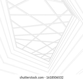 architecture concept design vector illustration