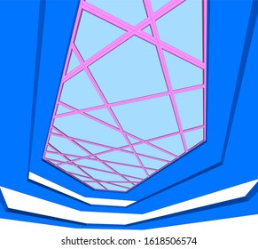 architecture concept design vector illustration