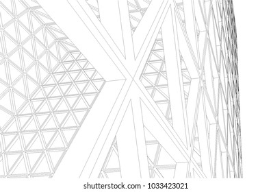 architecture construction 3d