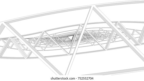 architecture construction 3d
