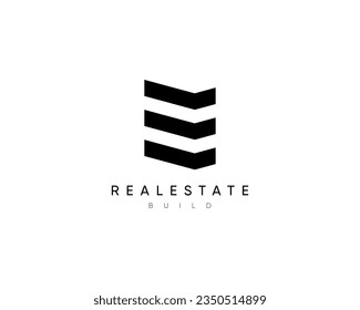 Architecture, construction, structure, planning, building, property, real estate logo design concept for business identity.