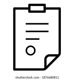 Plan de acuerdo de diseño de arquitectura Icono plano aislado en fondo blanco
