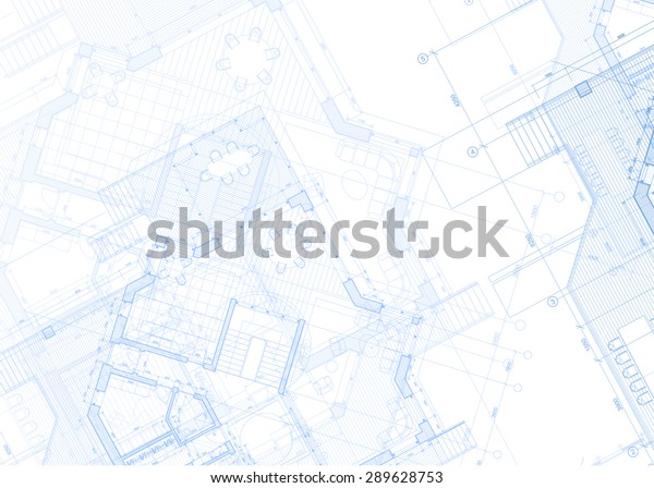 Architecture design: blueprint plans -\
vector\
illustration
