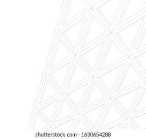 architecture design, triangle geometry 3d 