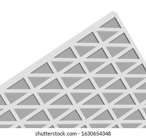 architecture design, triangle geometry 3d 