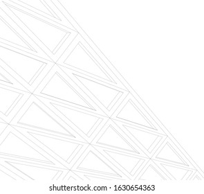 architecture design, triangle geometry 3d 