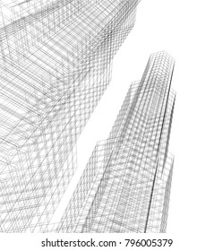 architecture design vector illustration