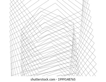 architecture digital background 3d design