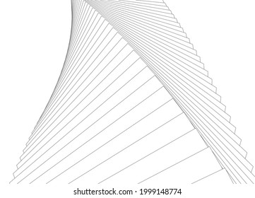 architecture digital background 3d design