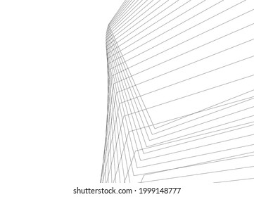 diseño 3d de fondo digital de arquitectura