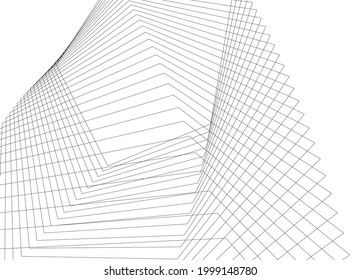 architecture digital background 3d design
