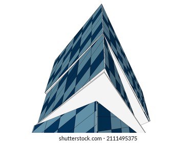 architecture digital drawing 3d rendering