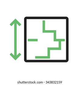 Architecture, drawing, blueprint icon vector image.Can also be used for housing. Suitable for mobile apps, web apps and print media.