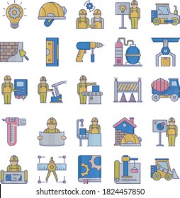 
Architecture & engineering Vector Icon which can easily modify or edit 
