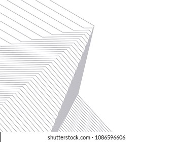 architecture geometric background - Shutterstock ID 1086596606