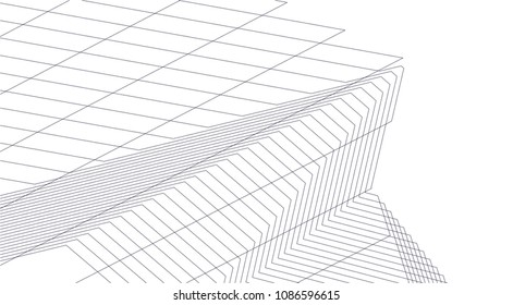 architecture geometric background