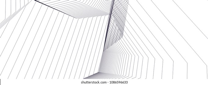 architecture geometric background