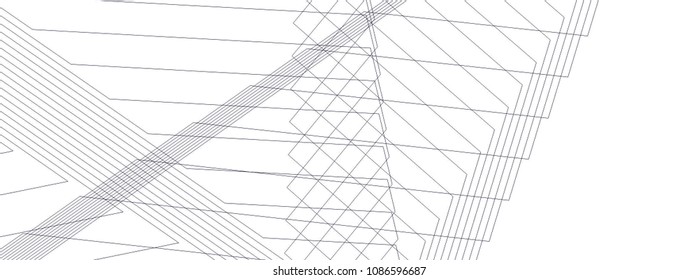 architecture geometric background