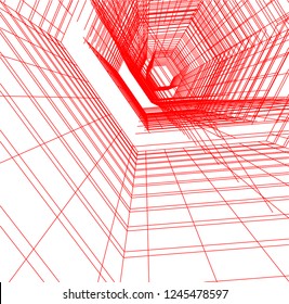 architecture geometric background