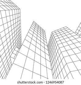 architecture, geometric background