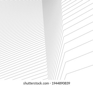 architecture geometric background 3d view