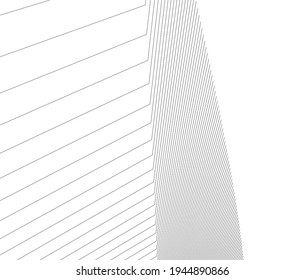 architecture geometric background 3d view