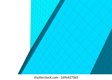 architecture geometric background, abstract 3d