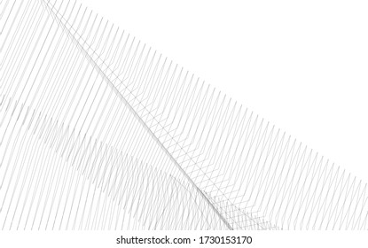 architecture geometric background, abstract 3d