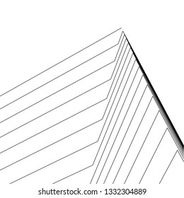 architecture geometric background, abstract lines